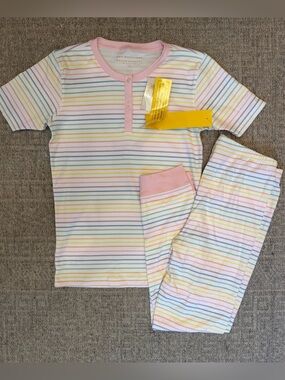 NWT TBBC Beaufort Bonnet Company Girls Rainbow Rollerskate Sara Jane pajamas 14